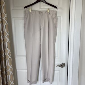 Nike Dri Fit Golf Pants Men's 34 x 30 Khaki Tan Chino Fit RN # 56323